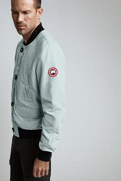 Chamarras Canada Goose Hombre Mexico - Faber Chaqueta De Bombardero Verdes Claro AS4803615